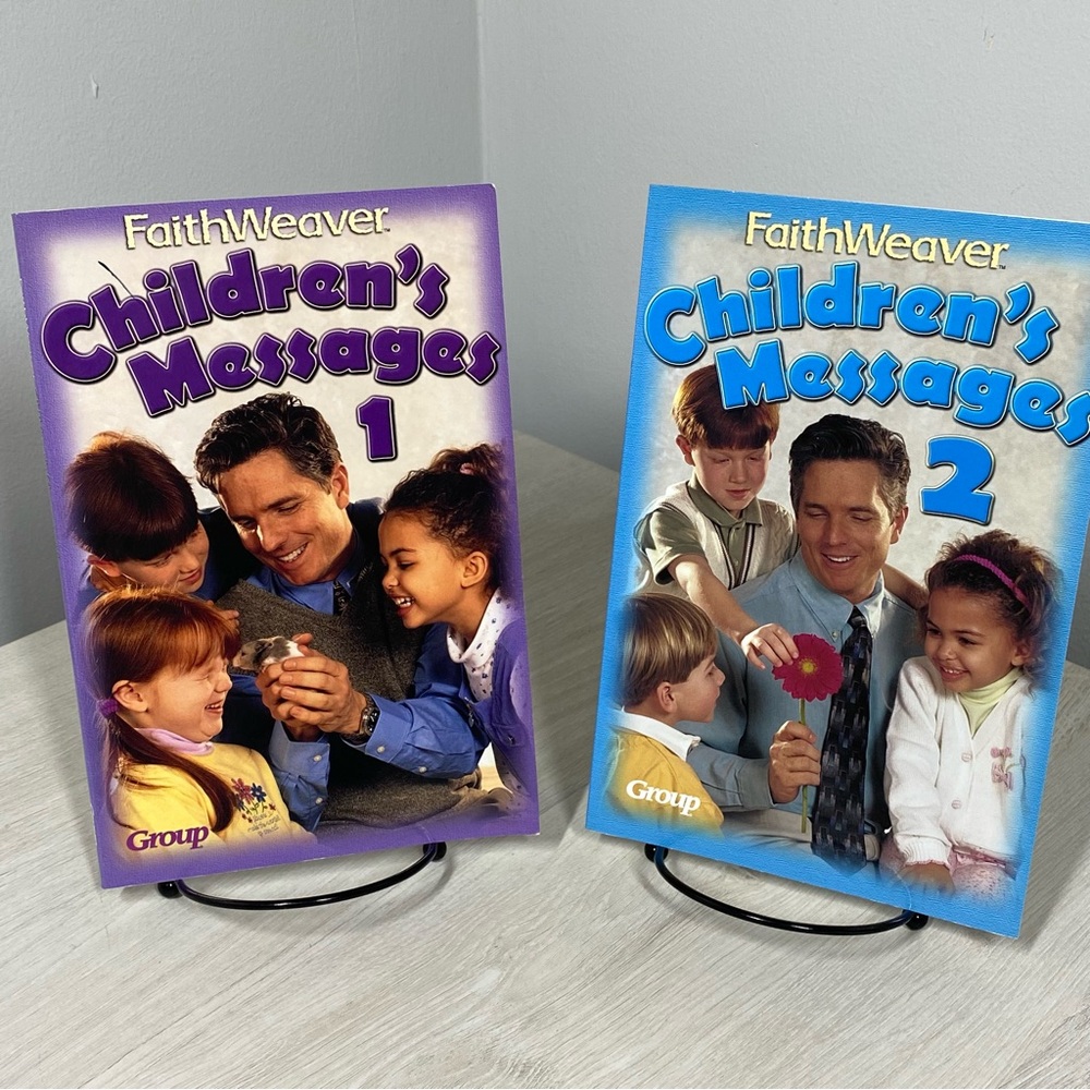 Faithweaver Children's Sermon Books 1 & 2 Group 1999 Christian Teaching